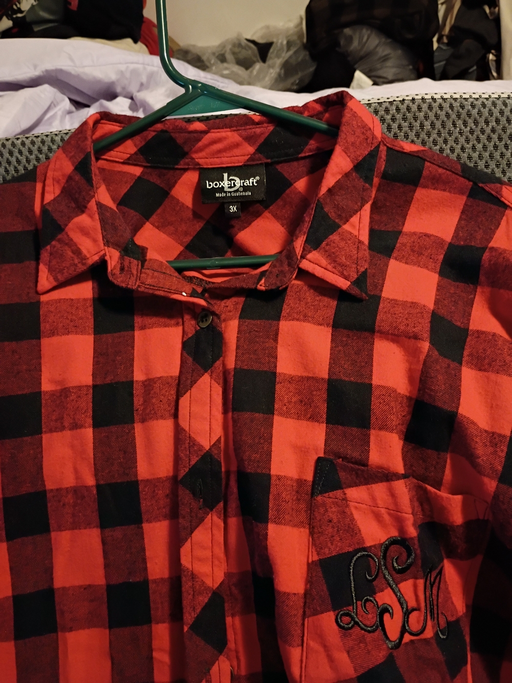 boxercraft Red & Black Buffalo Plaid Men’s Shirt - 3X